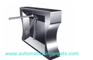 Single / Dual arah Remote Control Stainless Tripod Turnstile untuk Supermarket