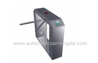 High Class Stainless Steel ID Card Tripod Turnstile Gerbang dengan Arah Tunggal