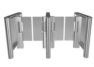Auto Reset Bi-Direction Supermarket swing Gerbang Barrier Pedestrian Turnstile