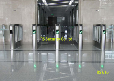 CE Disetujui swing Barrier Gate Tunggal Atau Ganda Entrance Identifikasi Card