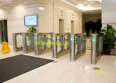 CE Disetujui swing Barrier Gate Tunggal Atau Ganda Entrance Identifikasi Card
