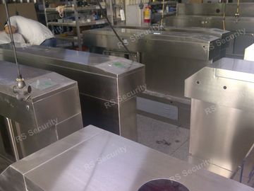 304 Stainless Steel swing Barrier Gate Air Resistance Keamanan