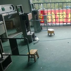 Keamanan Pedestrian Automatic swing pintu putar Ayat Barrier Pemerintah Gerbang