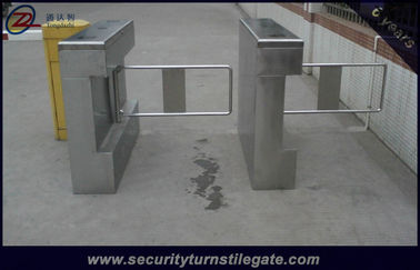 Stainless gerbang penghalang ayunan tahan air / akses kontrol Turnstile dengan pembaca mifare