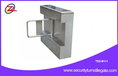 Stainless gerbang penghalang ayunan tahan air / akses kontrol Turnstile dengan pembaca mifare