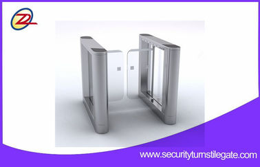 Stainless Steel Gerbang Swing Penghalang Akses Kontrol Untuk Bank Entrance