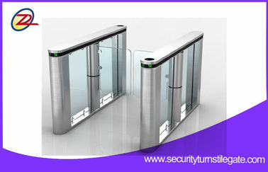 Stainless Steel Gerbang Swing Penghalang Akses Kontrol Untuk Bank Entrance
