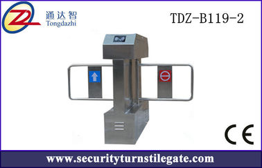 OEM Pedestrian Automatic Swing Barrier Gate dengan pembaca kontrol akses RFID, tahan air