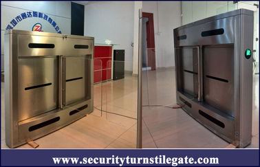 Automatic Subway Turnstile swing barrier gate untuk kursi roda, 316 stainless steel