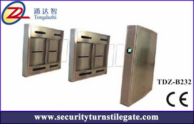 Automatic Subway Turnstile swing barrier gate untuk kursi roda, 316 stainless steel