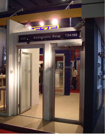 Perak 700mm untuk 2000mm daun ganda Automatic swing Glass Door Opener