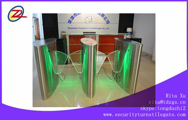Stainless Steel Flap Barrier gate LED akses cahaya controler, kartu RFID