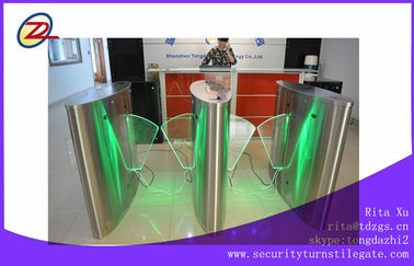 Stainless Steel Flap Barrier gate LED akses cahaya controler, kartu RFID