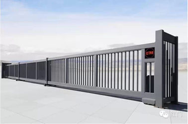 Bermotor Otomatis Sliding Gates Telescopic Dengan Anti Tabrakan