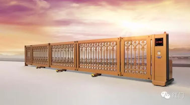 Automatic Folding Bermotor Sliding gerbang Dengan Wireless Remote Control