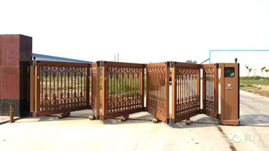 Automatic Folding Bermotor Sliding gerbang Dengan Wireless Remote Control