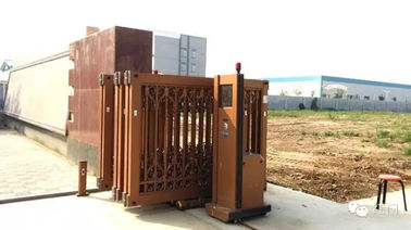 Automatic Folding Bermotor Sliding gerbang Dengan Wireless Remote Control