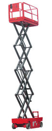 6m Landasan Tinggi Diri Propelled Scissor Lift dengan Perpanjangan Landasan