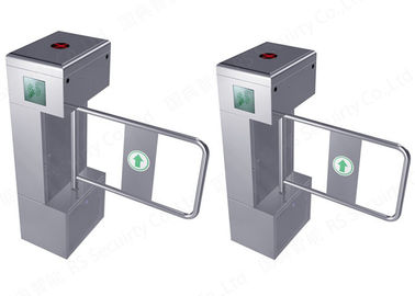 Keamanan yang tinggi Stainless Steel swing Barrier Gate IR Sensor Remote Control