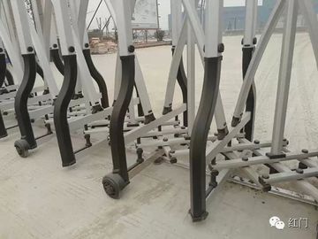 Aluminium Trackless otomatis Folding Gate dengan diri menyelaraskan Motor