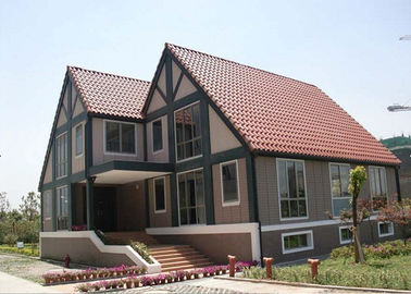 Bangunan keberlanjutan Baja Ringan Villa Pracetak Rumah Contury Rumah