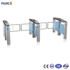Supermarket intelligentized swing Barrier Stainless Steel Dengan DC Brushless Motor