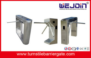 Supermarket Keselamatan Tripod Turnstile Barrier Gate untuk Pelanggan Access Manajemen