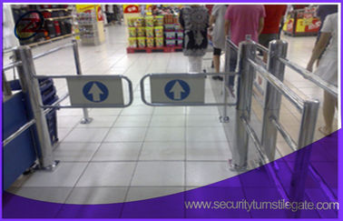 Kecepatan Tinggi Gerbang Supermarket Turnstiles Swing Gate Entrance Turnstiles