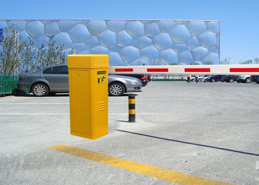 Kuning / Putih 80W Otomatis Boom Barrier Gate Untuk Parkir / Lalu Lintas Access Control